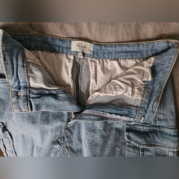 RAILS The Laurel Cargo Blue Wash Denim Mini Skirt | SZ 30 - Picture 8 of 12